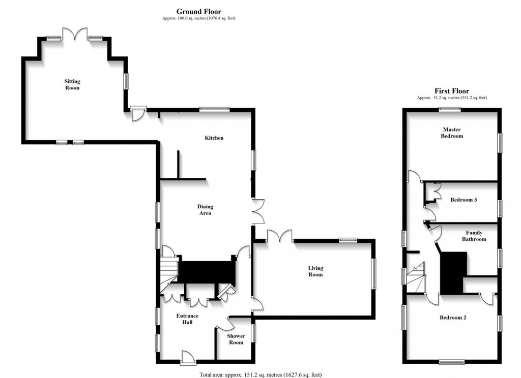 Floorplans For Rectory Road, Kedington, Haverhill