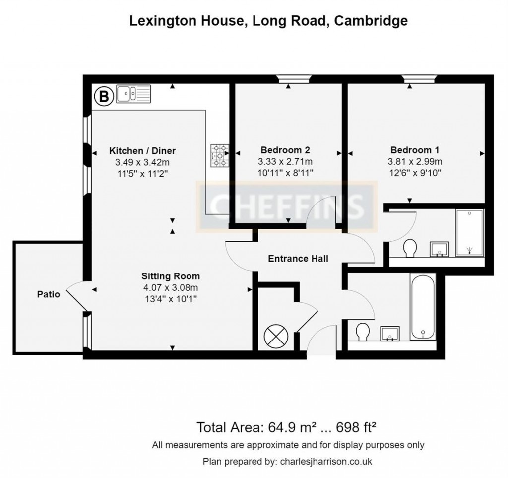 Floorplans For Long Road, Cambridge