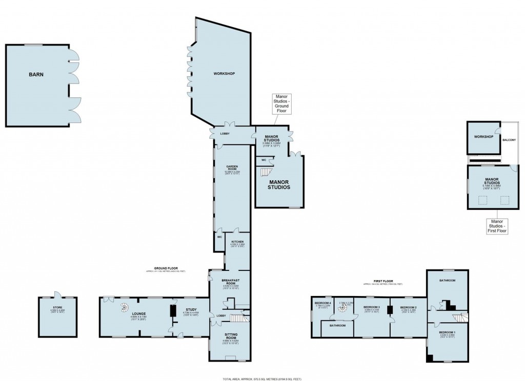 Floorplans For Bennetts Hill, Dunton Bassett, Lutterworth, LE17