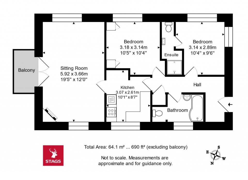 Floorplans For Grove Road, Burton Bradstock, Bridport