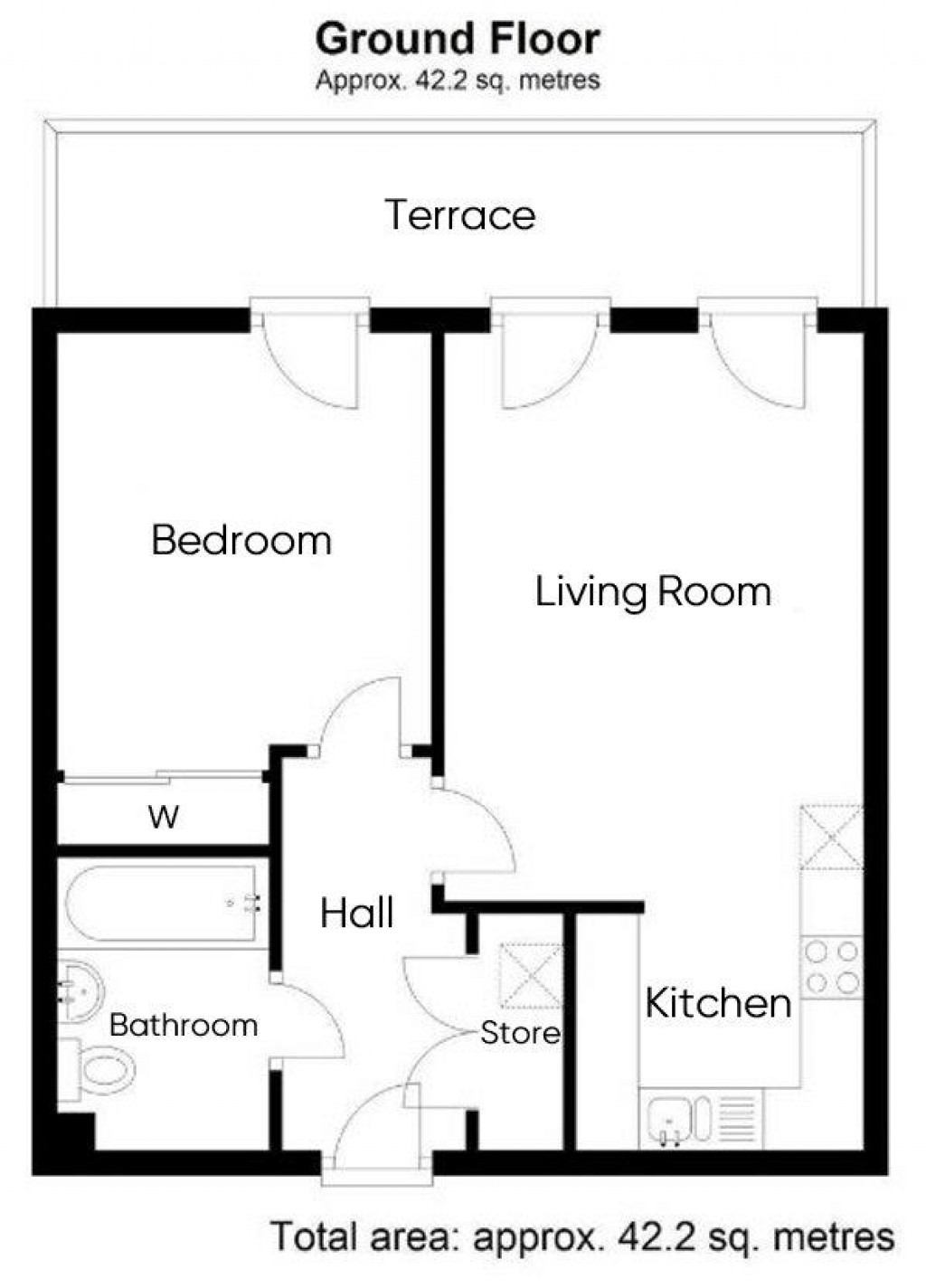 Floorplans For Warren Close, Cambridge