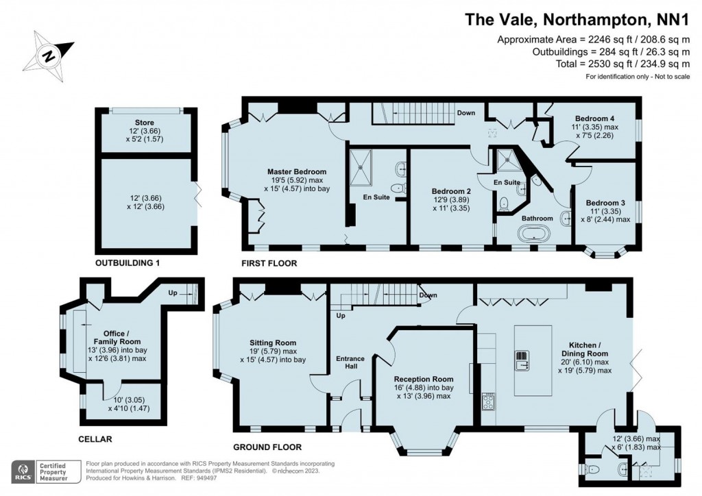Floorplans For The Vale, Phippsville, Northampton