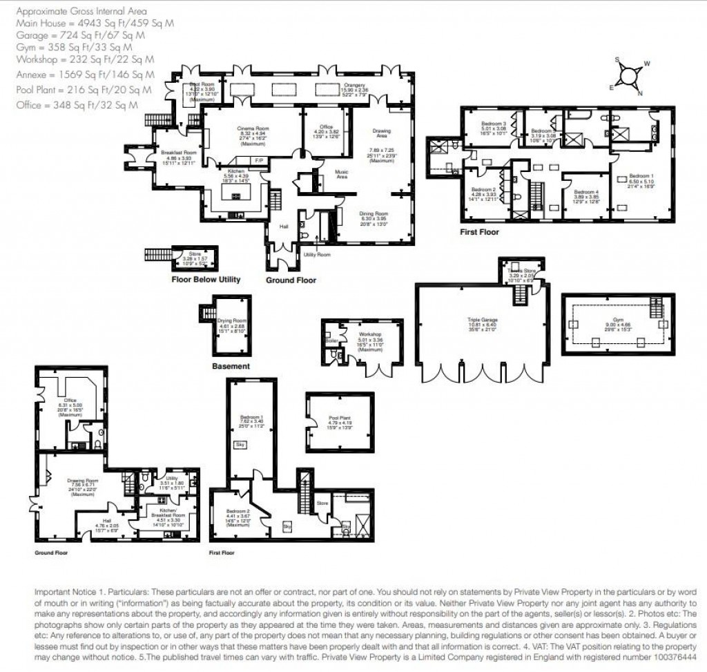 Floorplans For Tanners Lane, Chalkhouse Green, Reading