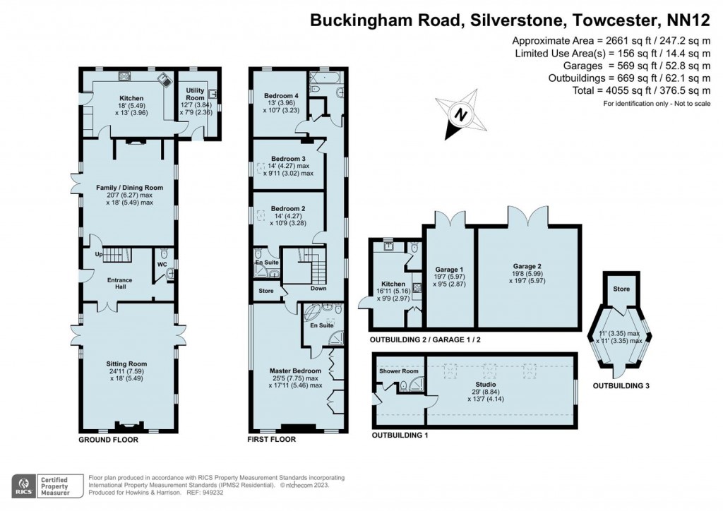 Floorplans For Buckingham Road, Silverstone, Towcester, NN12