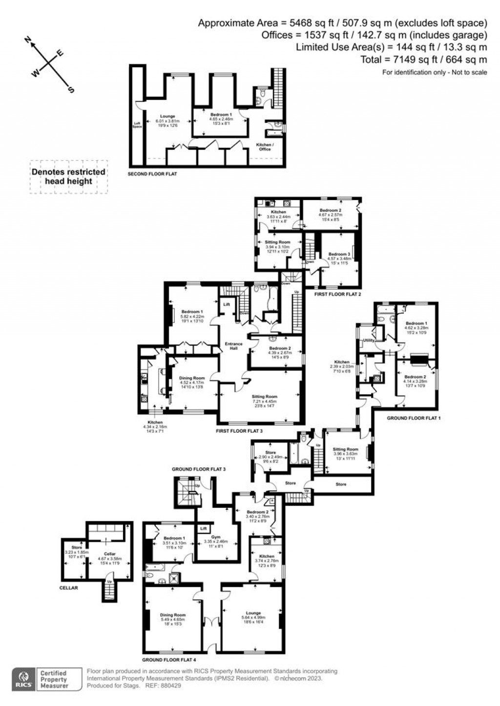 Floorplans For The Square, Barnstaple, Devon