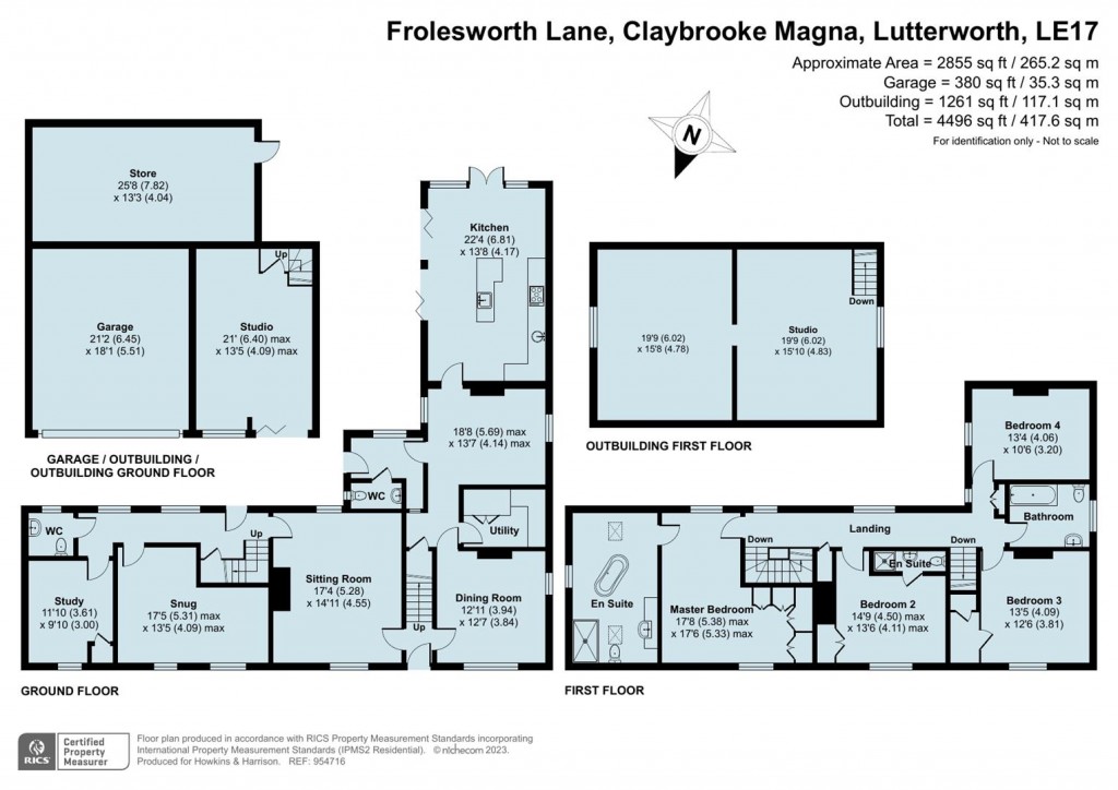 Floorplans For Frolesworth Lane, Claybrooke Magna, LE17