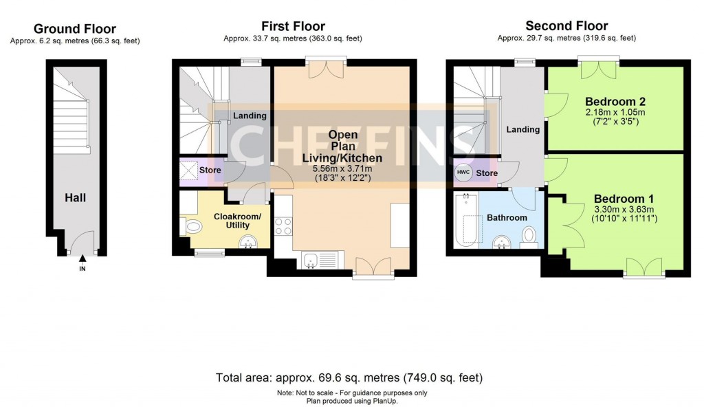 Floorplans For Burlton Road, Cambridge