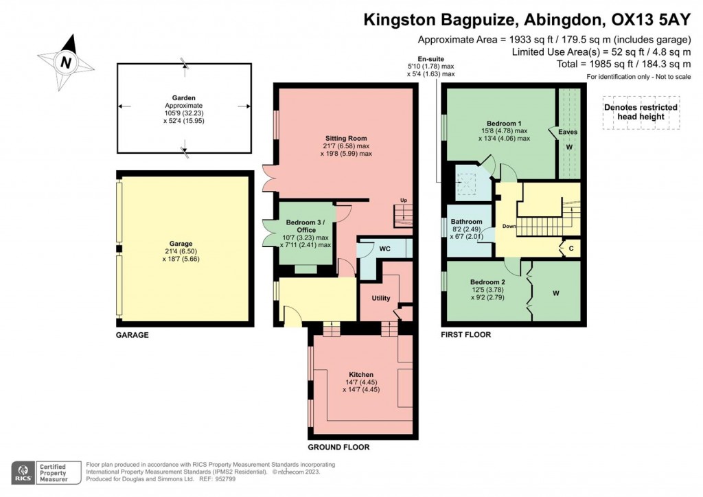 Floorplans For Kingston Bagpuize, Abingdon, Oxfordshire