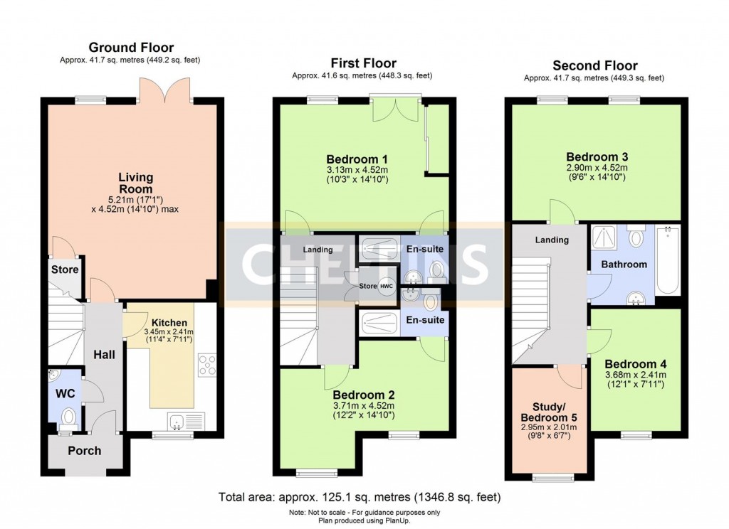 Floorplans For Scotland Road, Chesterton, Cambridge