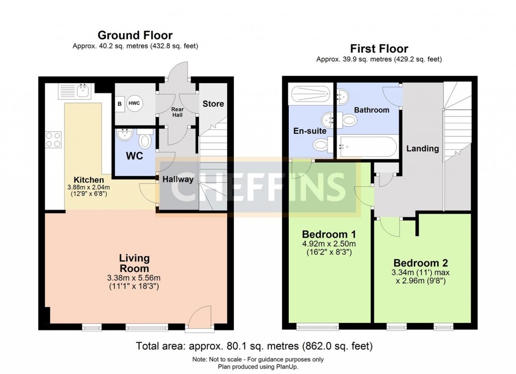 Floorplans For Fitzgerald Place, Cambridge