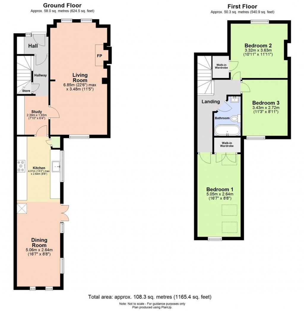 Floorplans For Scotland Road, Dry Drayton, Cambridge