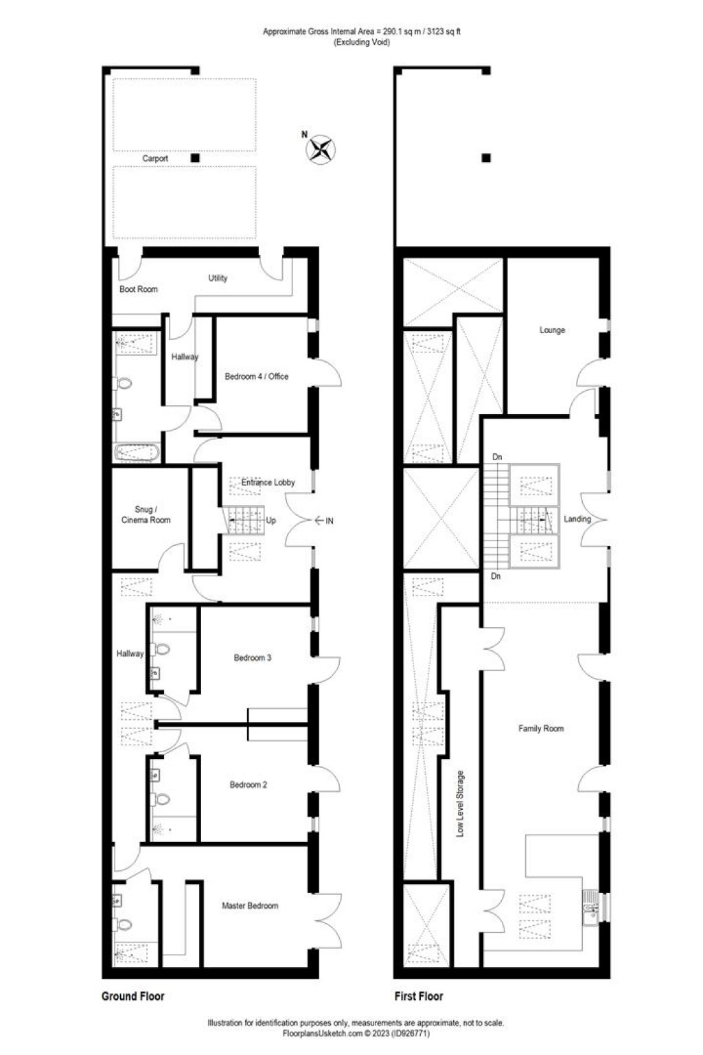 Floorplans For Carthew, St. Austell