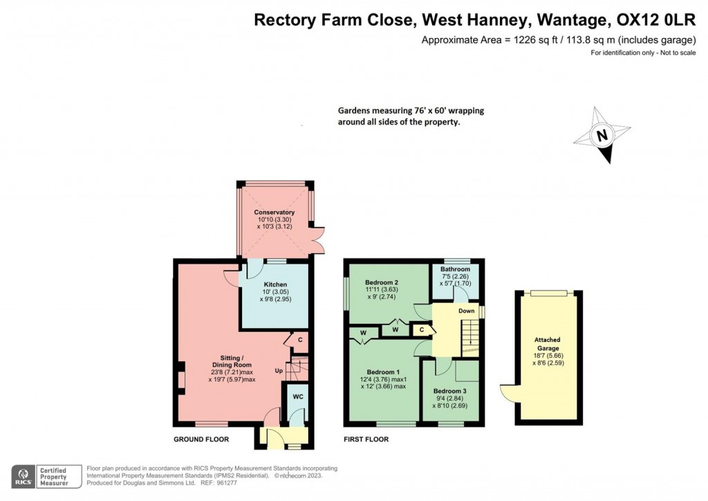 Floorplans For West Hanney, Wantage, Oxfordshire, OX12