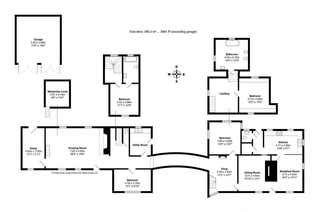 Floorplans For Church End, Rickling, Saffron Walden