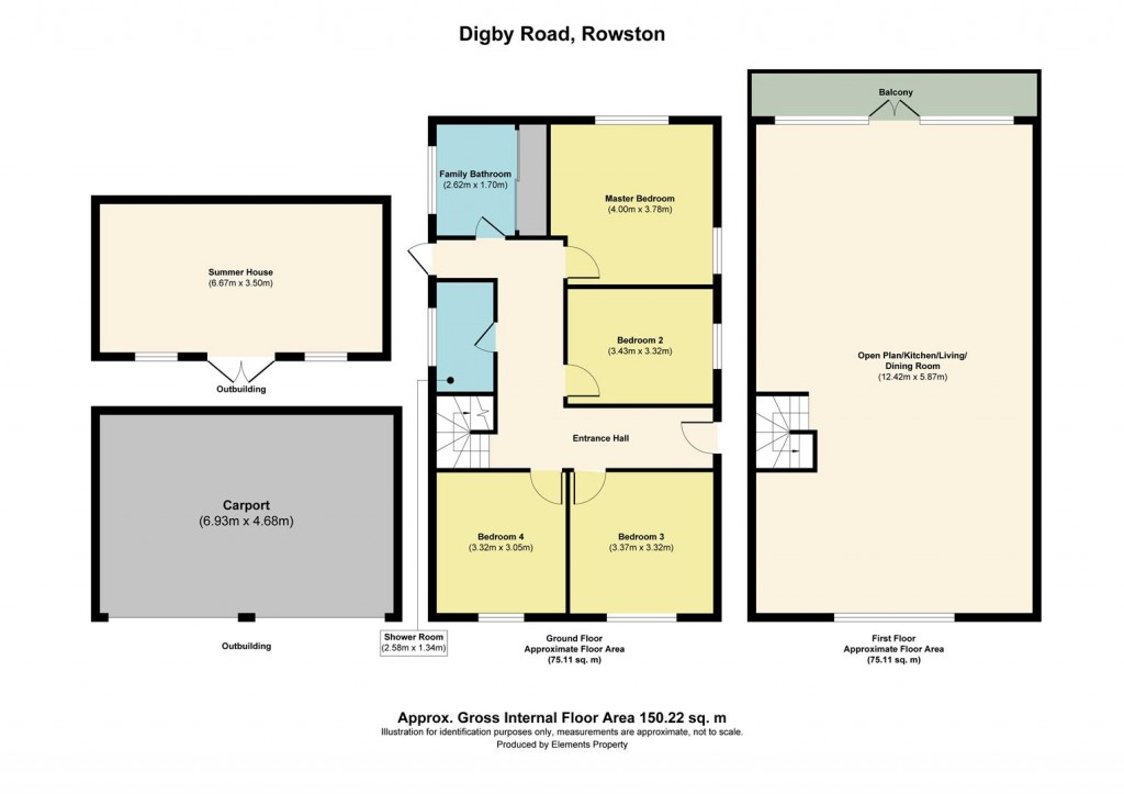Floorplans For Digby Road, Rowston, Lincoln