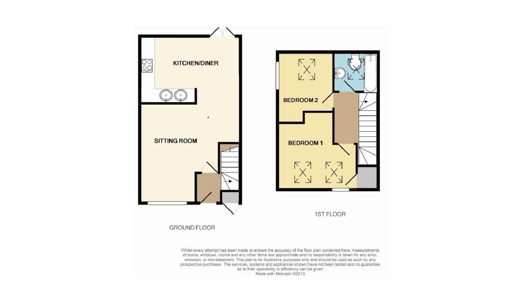 Floorplans For Yarmouth, Isle of Wight