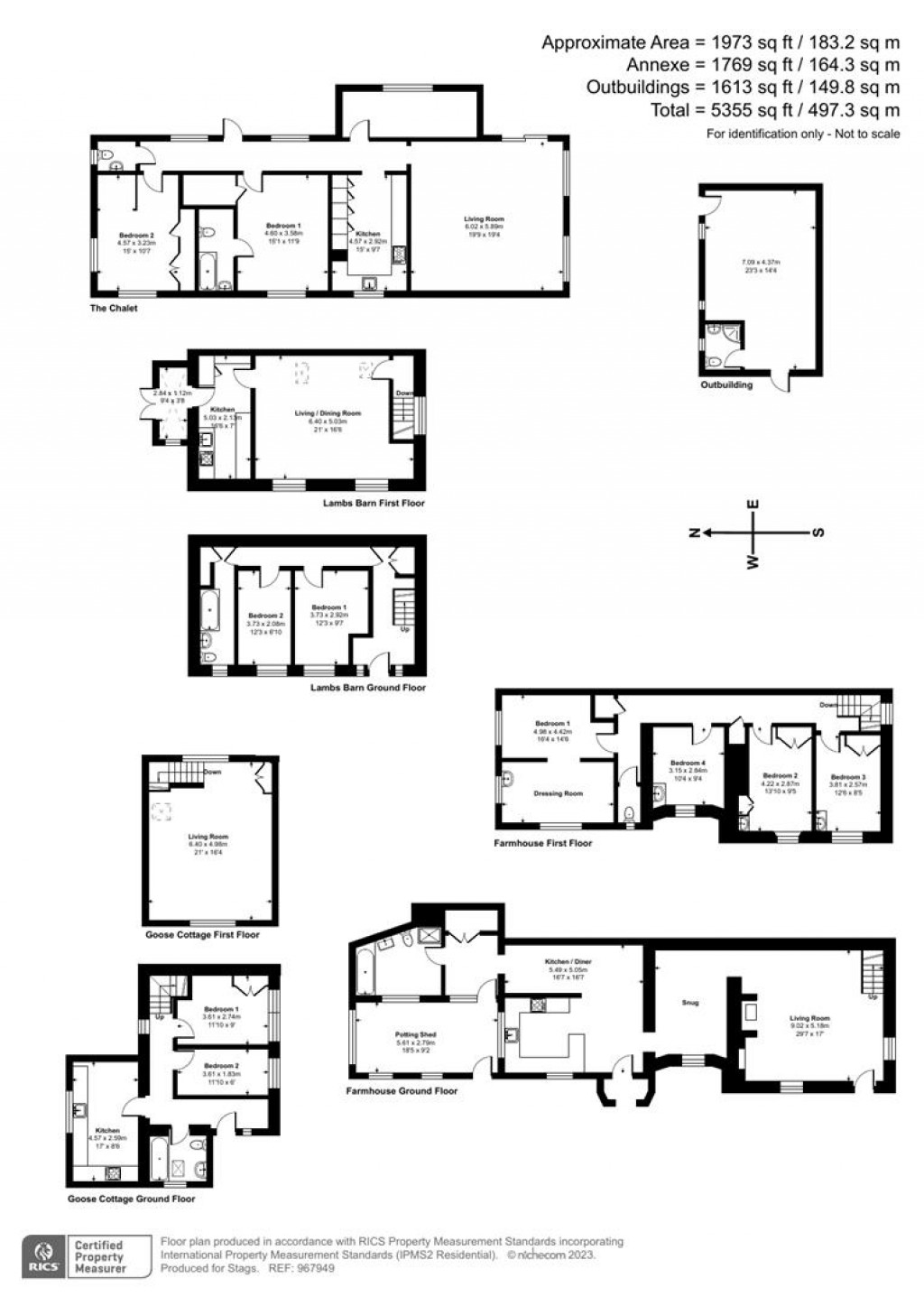 Floorplans For Talskiddy, St. Columb