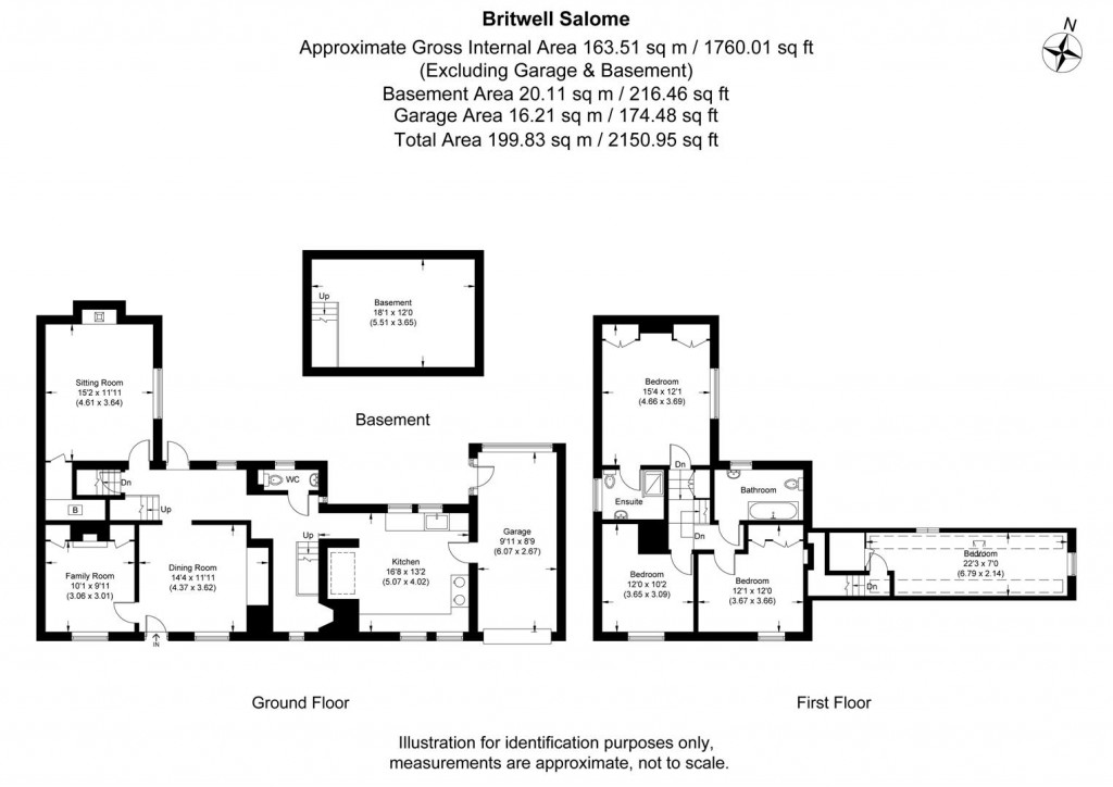 Floorplans For Britwell Salome, Watlington