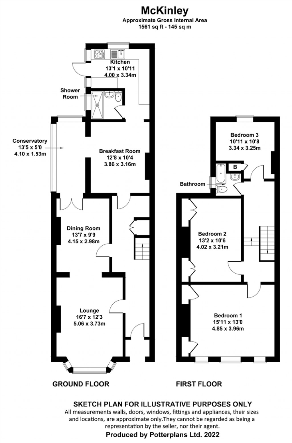 Floorplans For Yarmouth, Isle of Wight