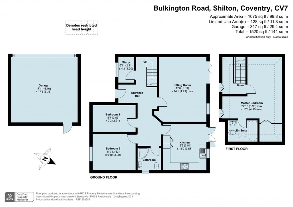 Floorplans For Bulkington Road, Shilton, CV7