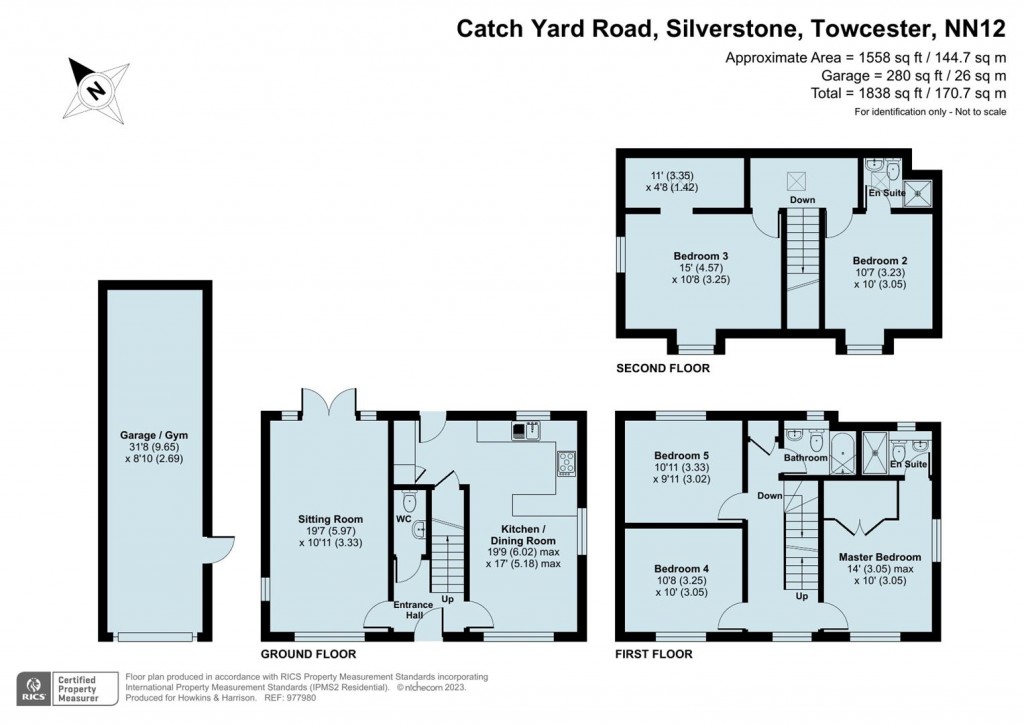 Floorplans For Catch Yard Road, Silverstone NN12