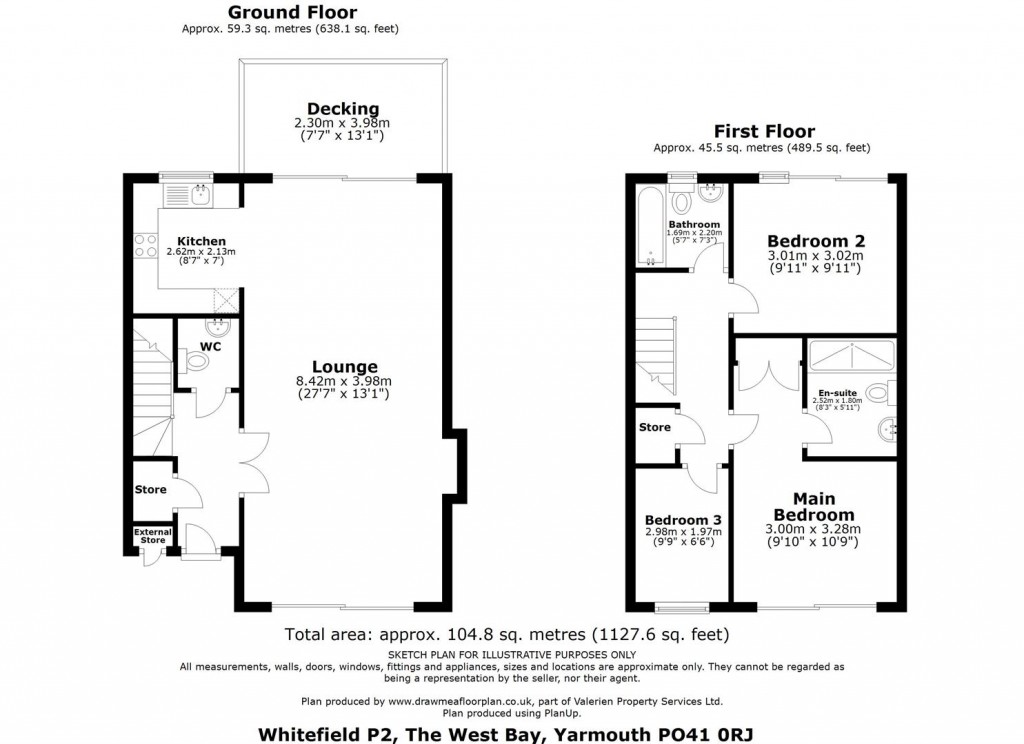 Floorplans For Yarmouth, Isle of Wight