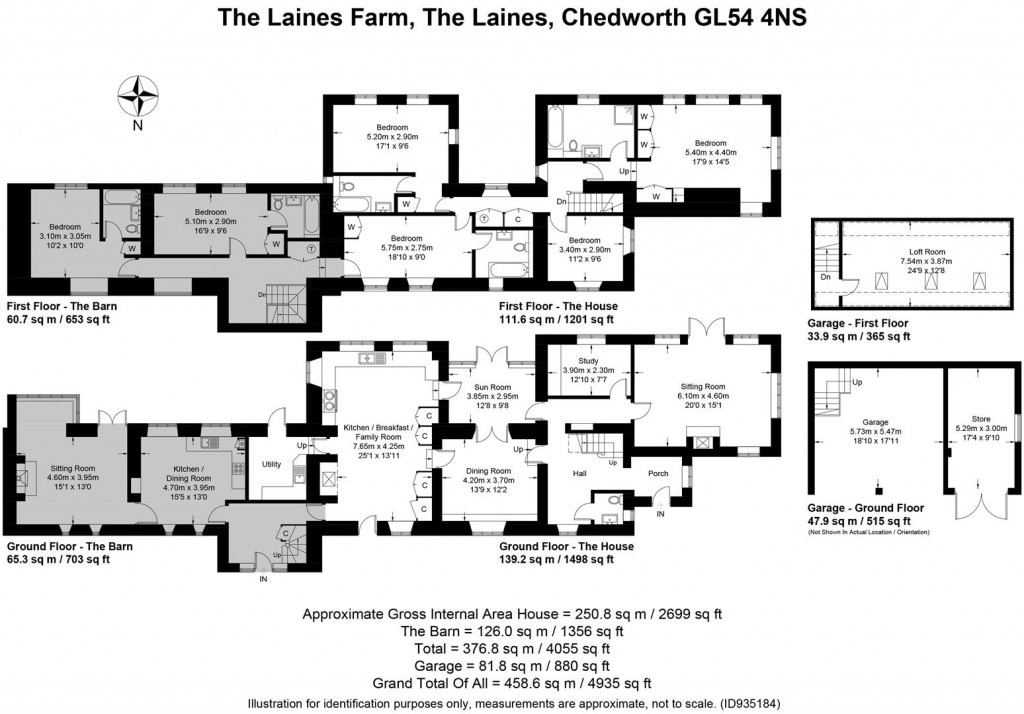 Floorplans For The Laines, Chedworth