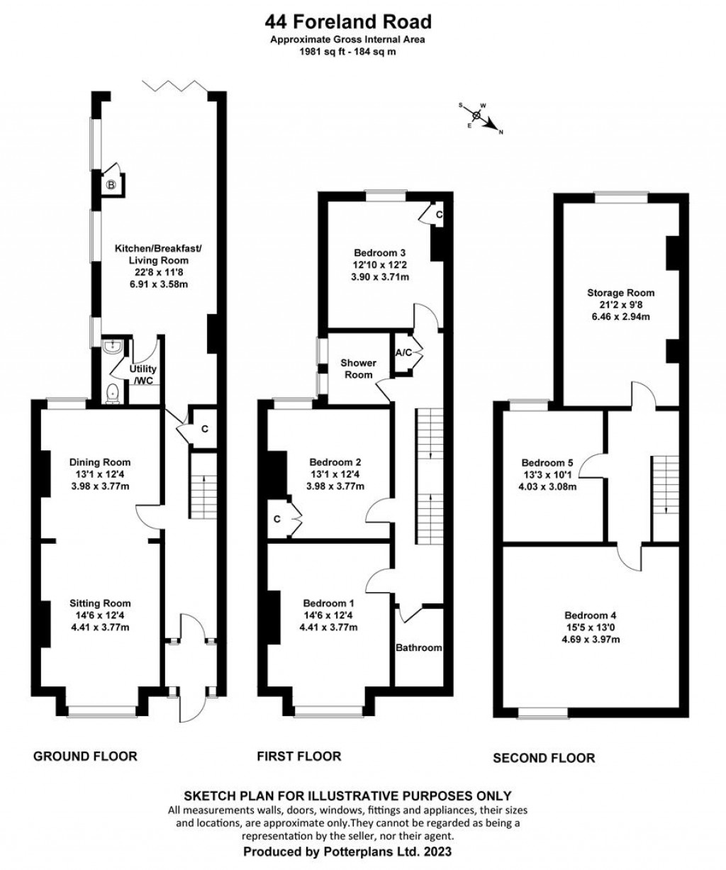Floorplans For Bembridge, Isle of Wight