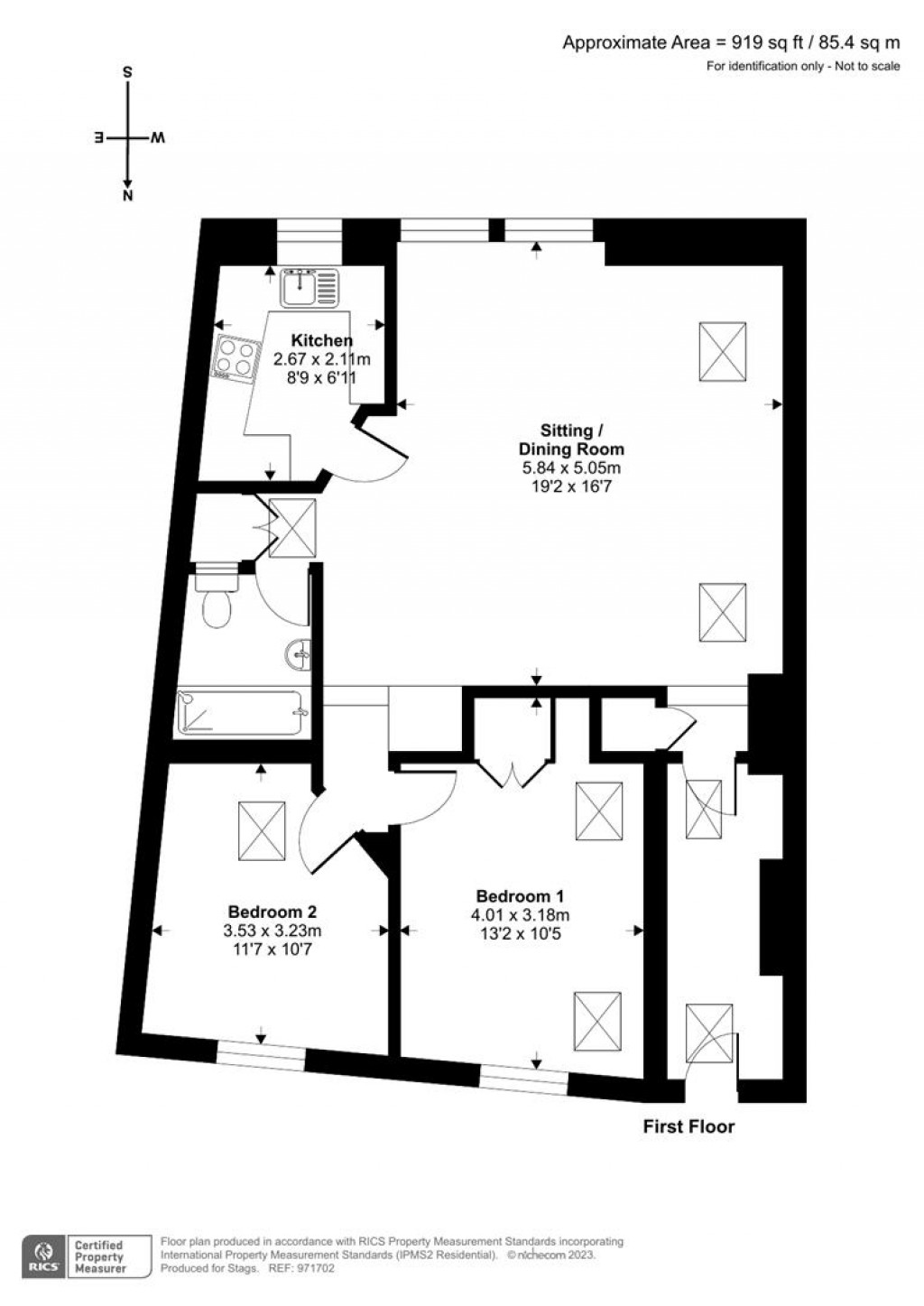 Floorplans For South Street, Totnes