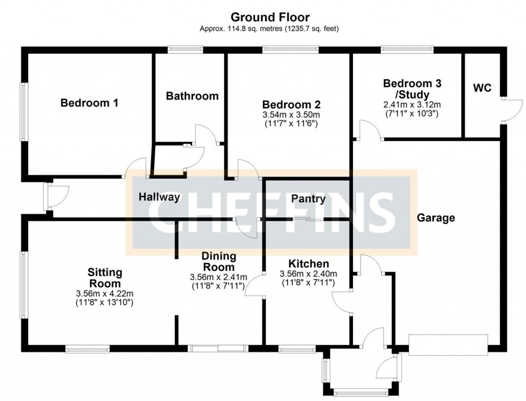 Floorplans For Houghtons Lane, Isleham