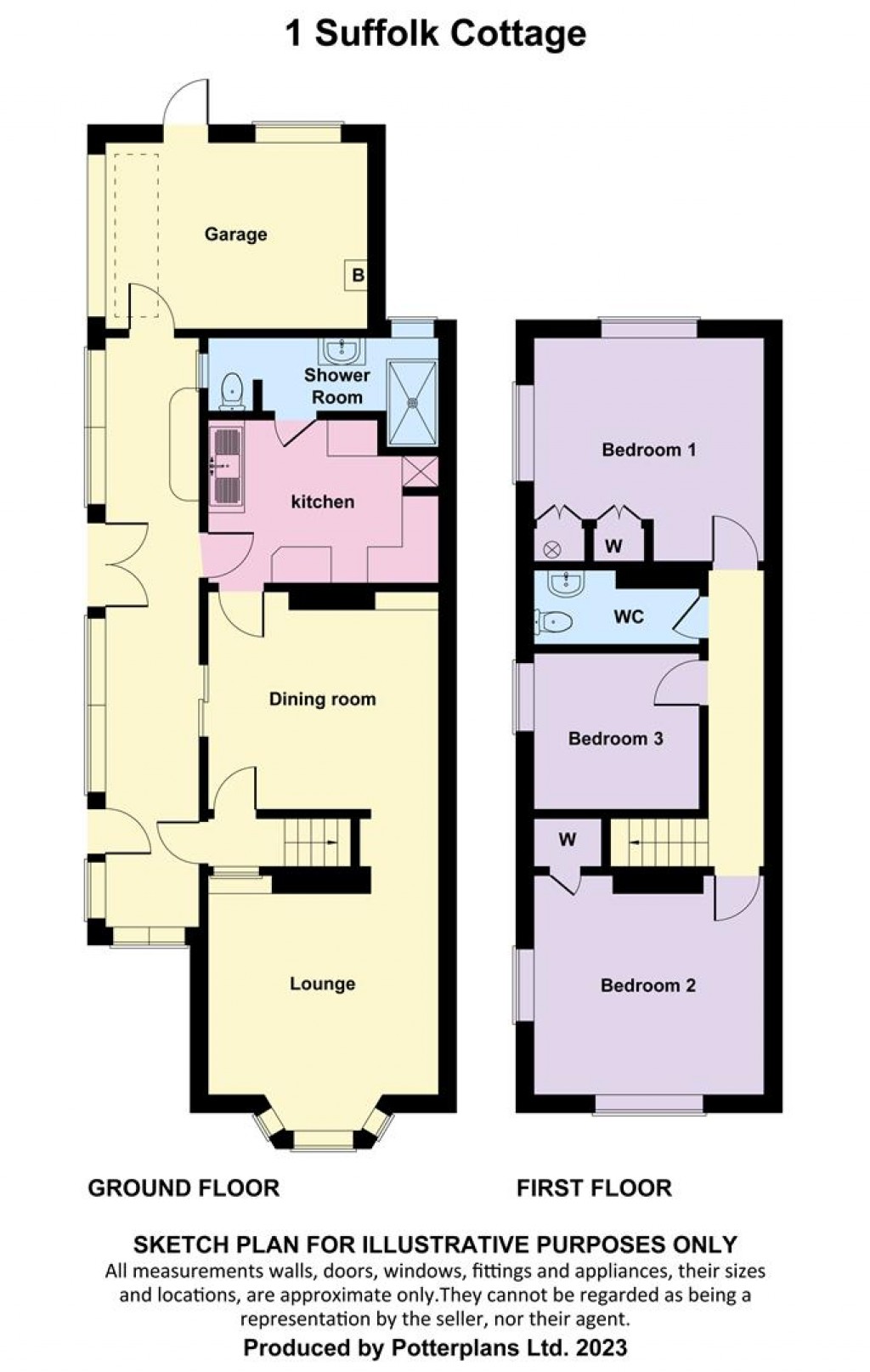 Floorplans For Freshwater, Isle of Wight