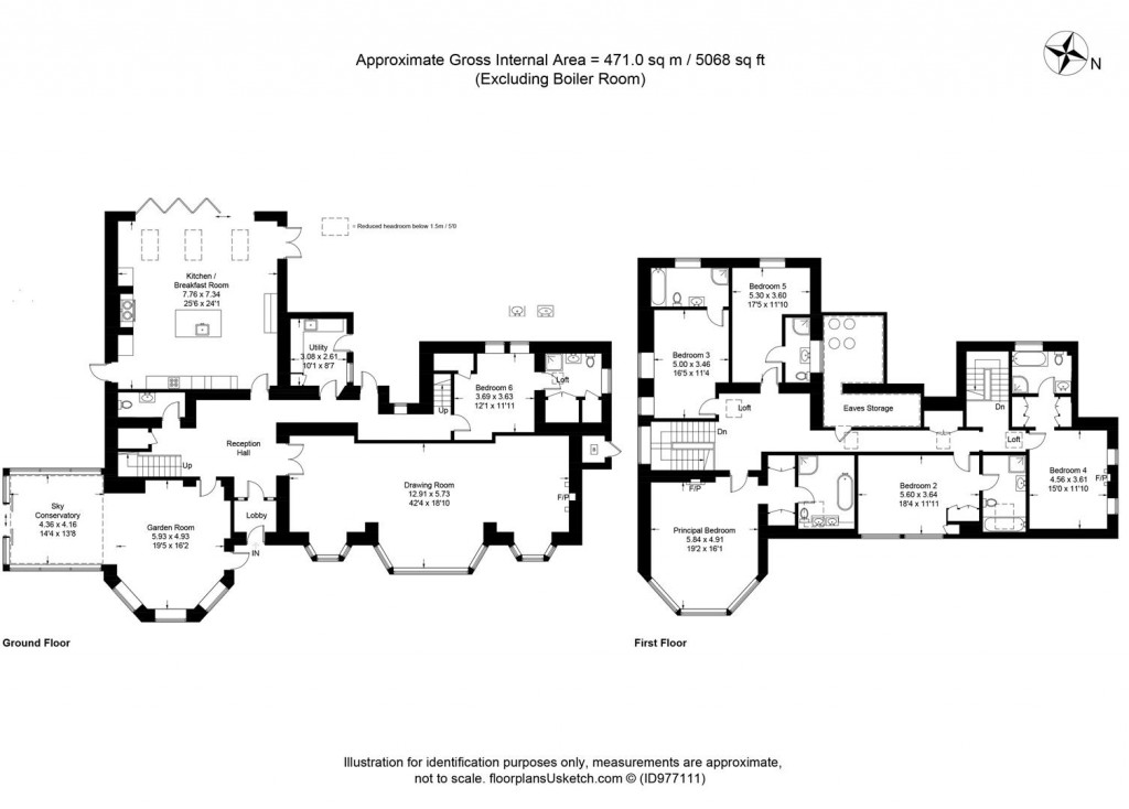 Floorplans For Parsons Hill, Porlock, Minehead