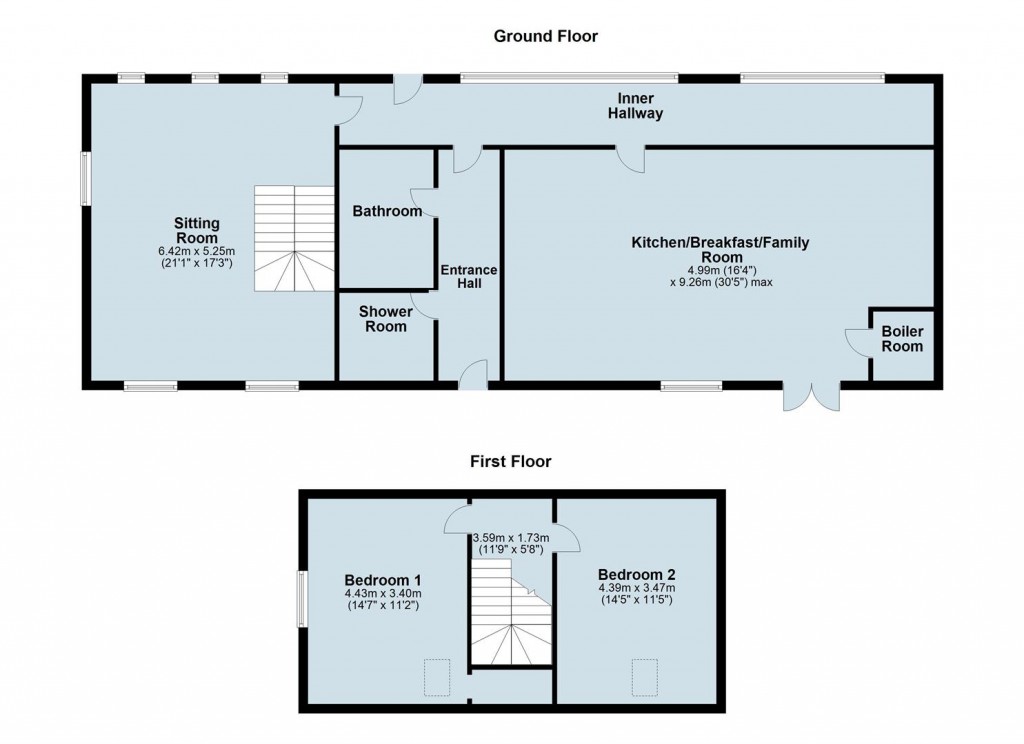 Floorplans For Walcote Road, Gilmorton, Lutterworth