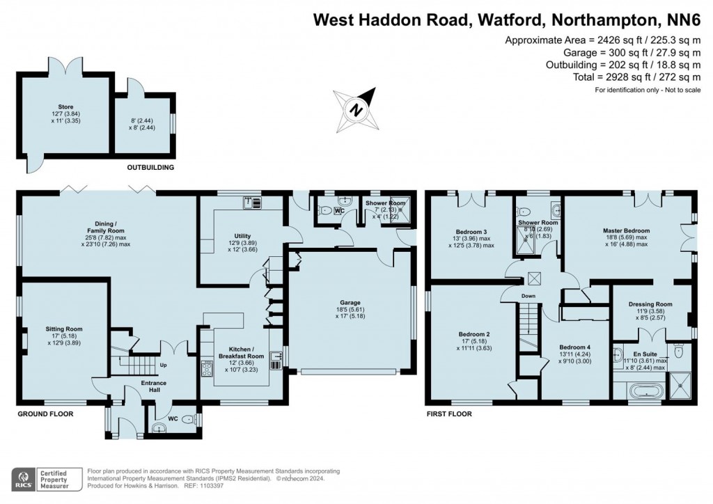 Floorplans For West Haddon Road, Watford, NN6