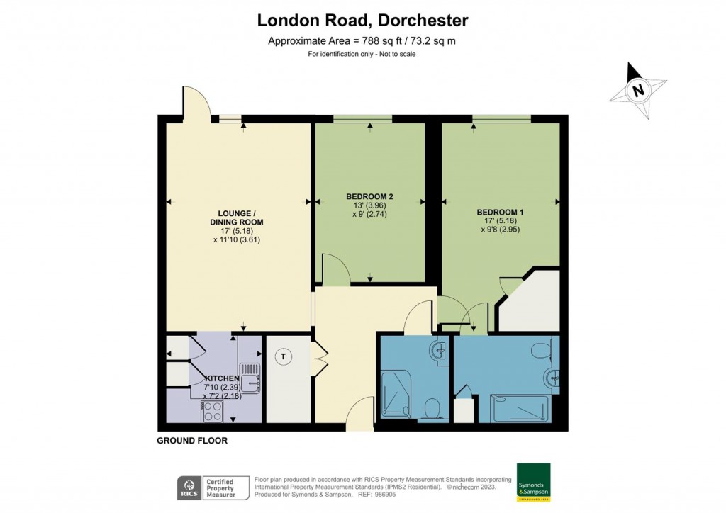 Floorplans For Casterbridge Court, Dorchester, Dorset
