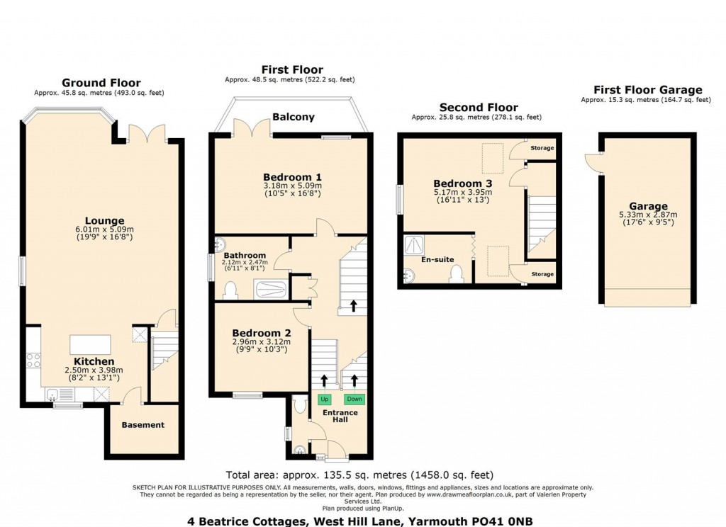 Floorplans For Westhill Lane, Norton, Yarmouth