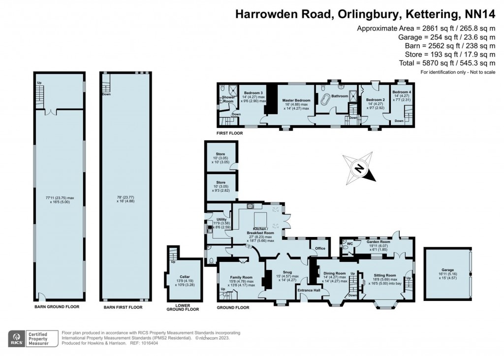 Floorplans For Harrowden Road, Orlingbury, Kettering, NN14