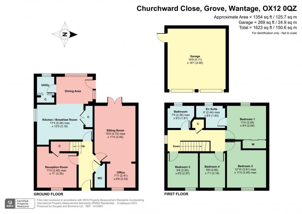 Floorplans For Churchward Close, Grove, Wantage