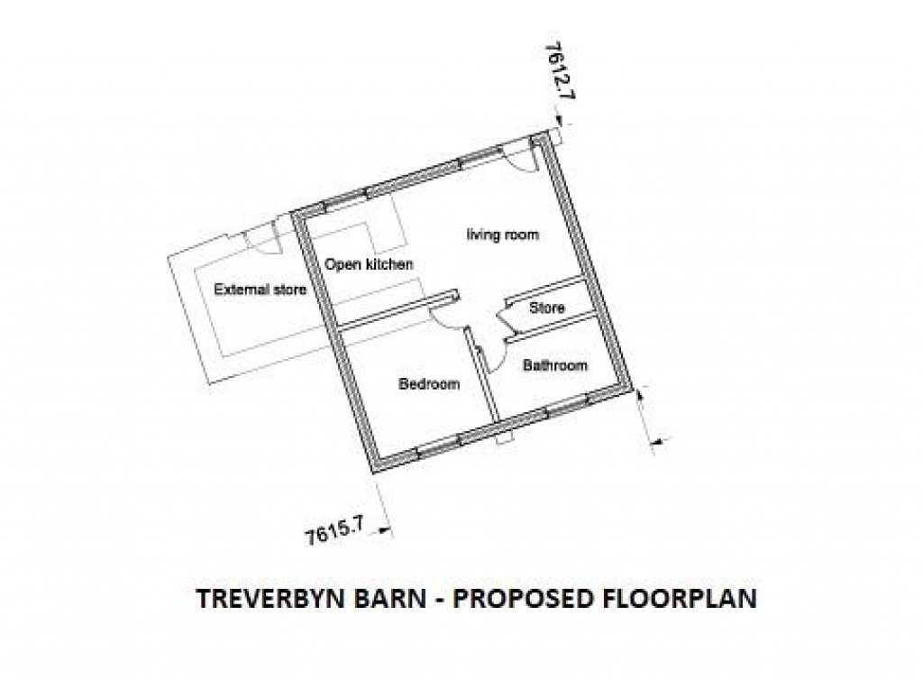Floorplans For Treverbyn Road, Stenalees, St. Austell