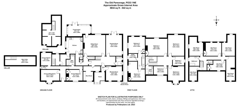 Floorplans For Appley, Isle of Wight