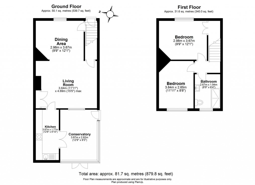 Floorplans For Brookdene, Ashwell, Rutland