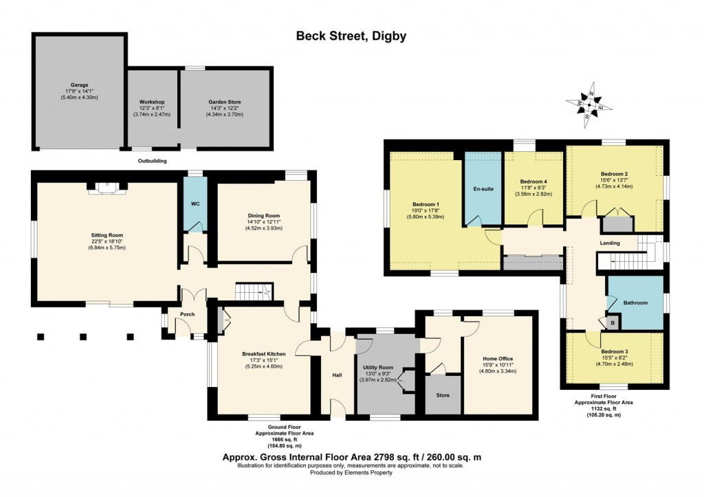 Floorplans For Beck Street, Digby, Lincoln