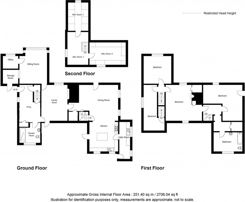 Floorplans For High Street, Widdington