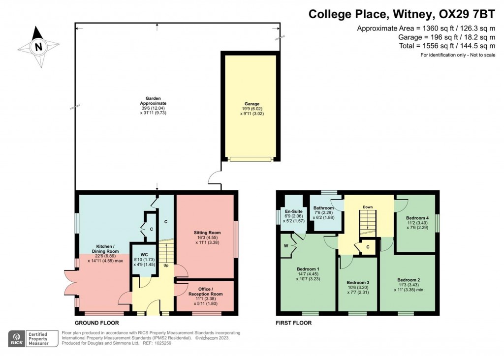 Floorplans For College Place, Witney, Oxfordshire, OX29