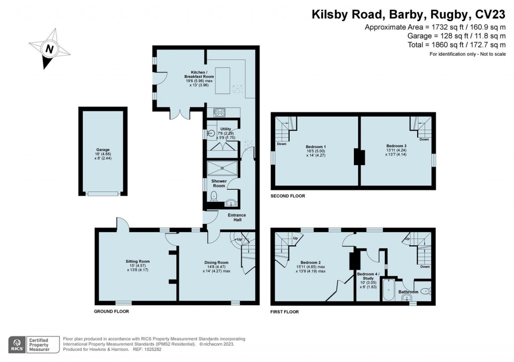 Floorplans For Kilsby Road, Barby, CV23
