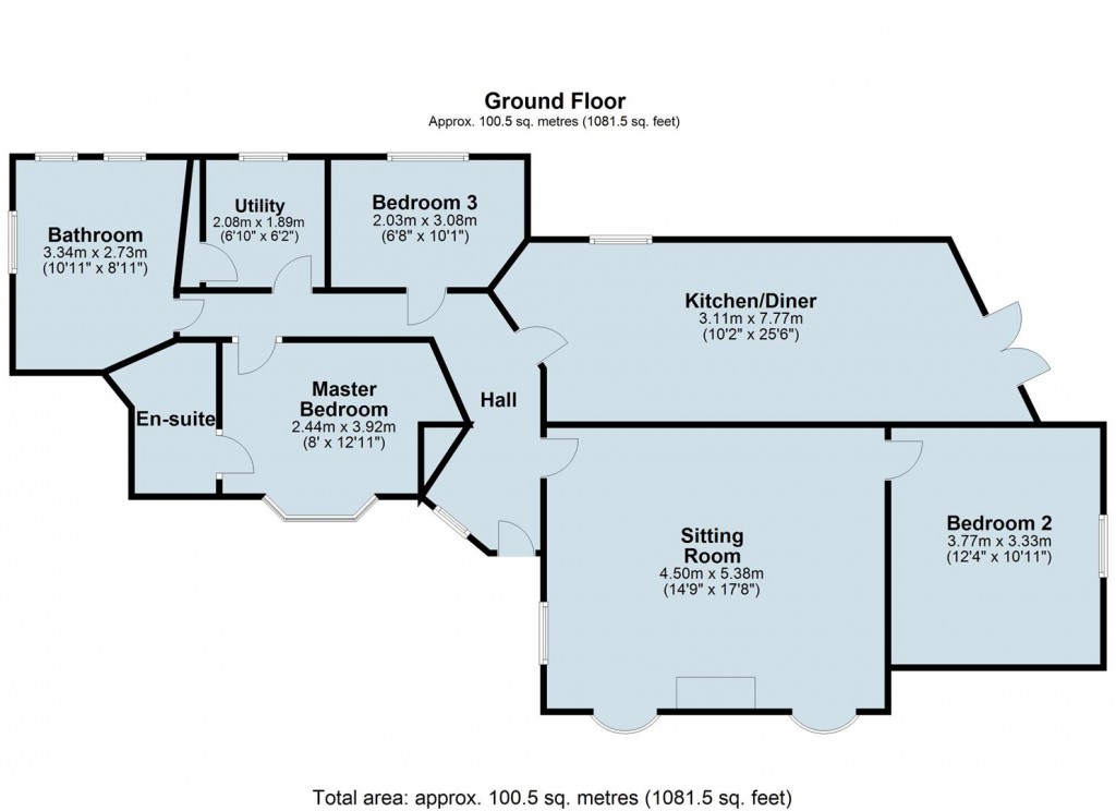 Floorplans For St. Peters Road, Arnesby, LE8
