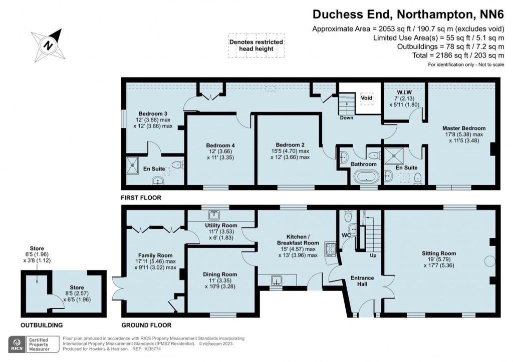Floorplans For Duchess End, Mears Ashby, Northampton, NN6