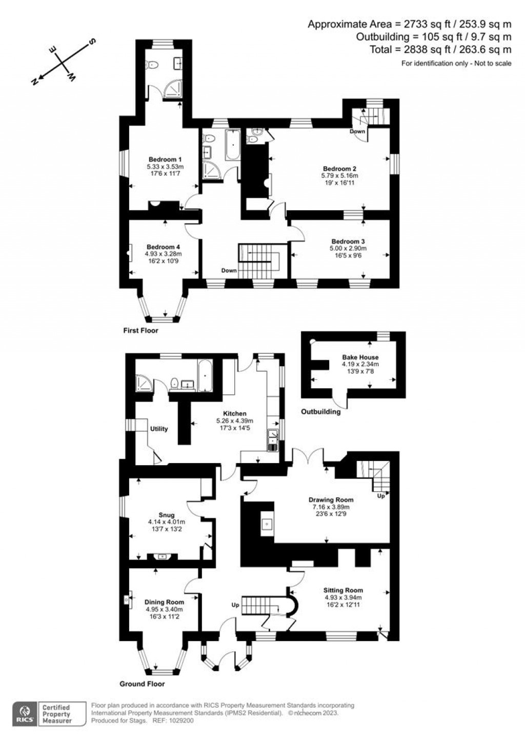 Floorplans For Tintagel, North Cornwall