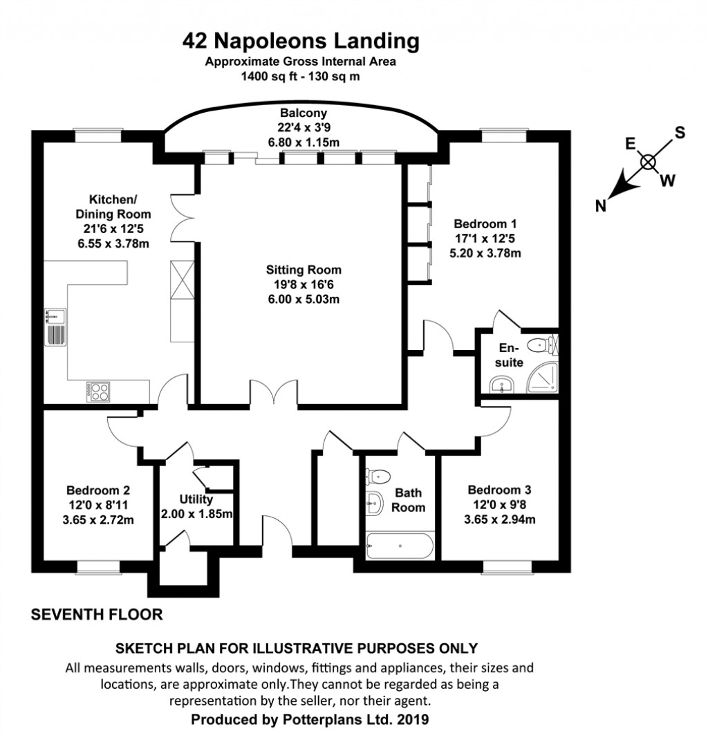 Floorplans For Sandown, Isle of Wight