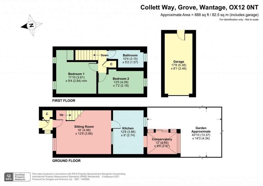 Floorplans For Collett Way, Grove, Wantage